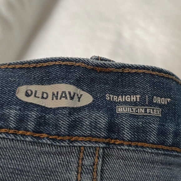 Old Navy Straight Leg Blue Jeans - Picture 6 of 7